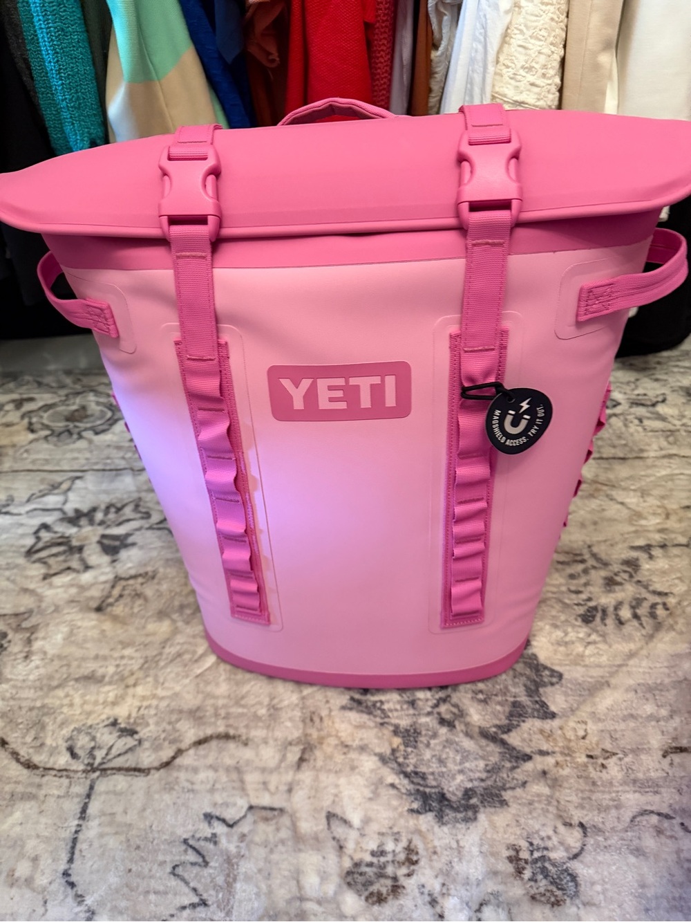Yeti Power Pink M20 Hopper backpack cooler - Picture 3 of 3